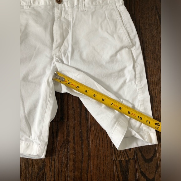 J.Crew Men’s 32W White Stretch Chino Shorts w/9” inseam - VGUC! - Picture 10 of 11